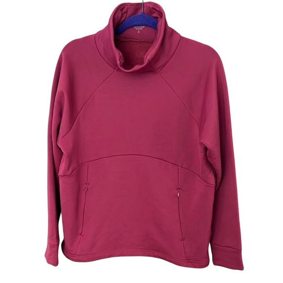 Athleta Pull-Over Movk Turtleneck, sweatshirt - large - Picture 2 of 6